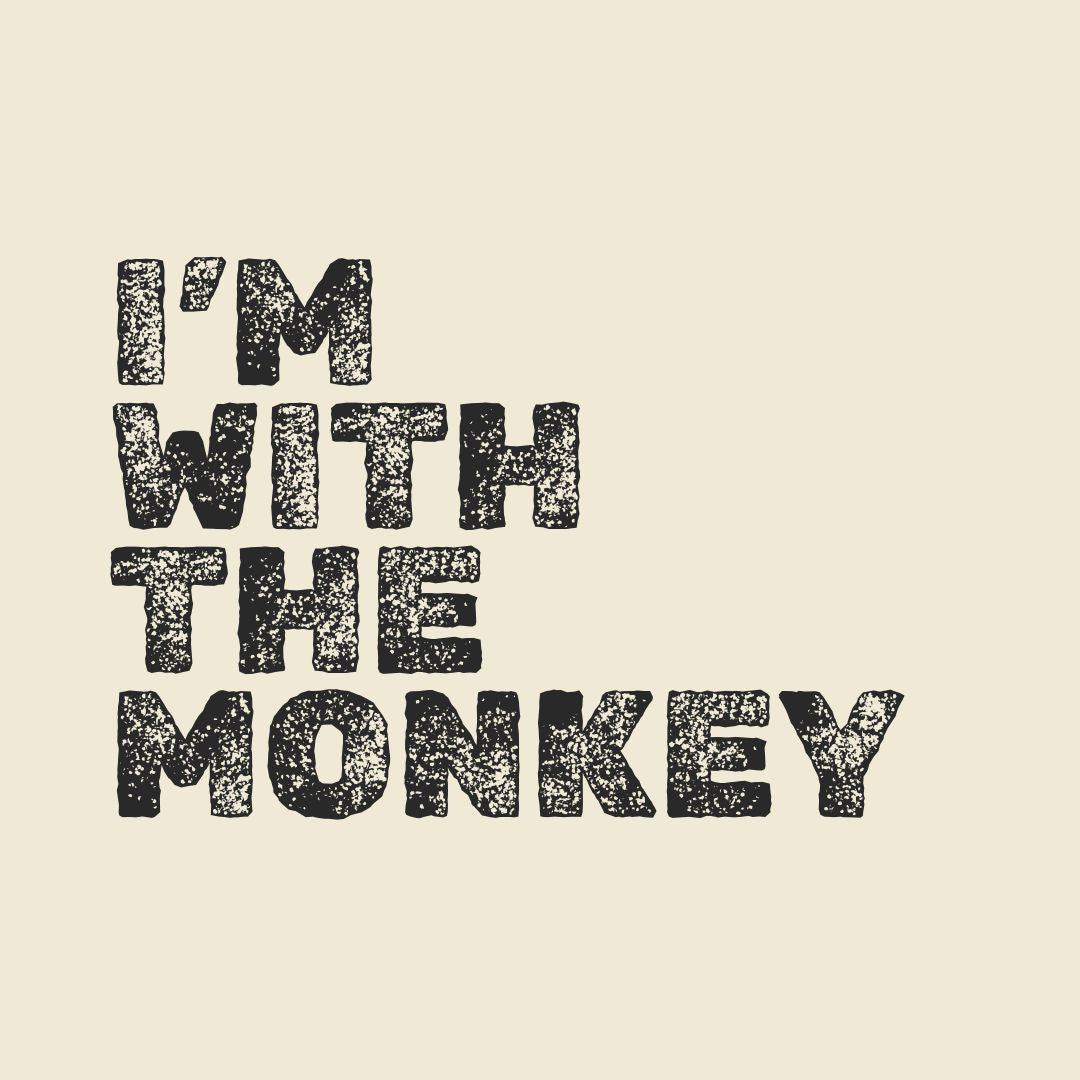 With the monkey - t-shirt