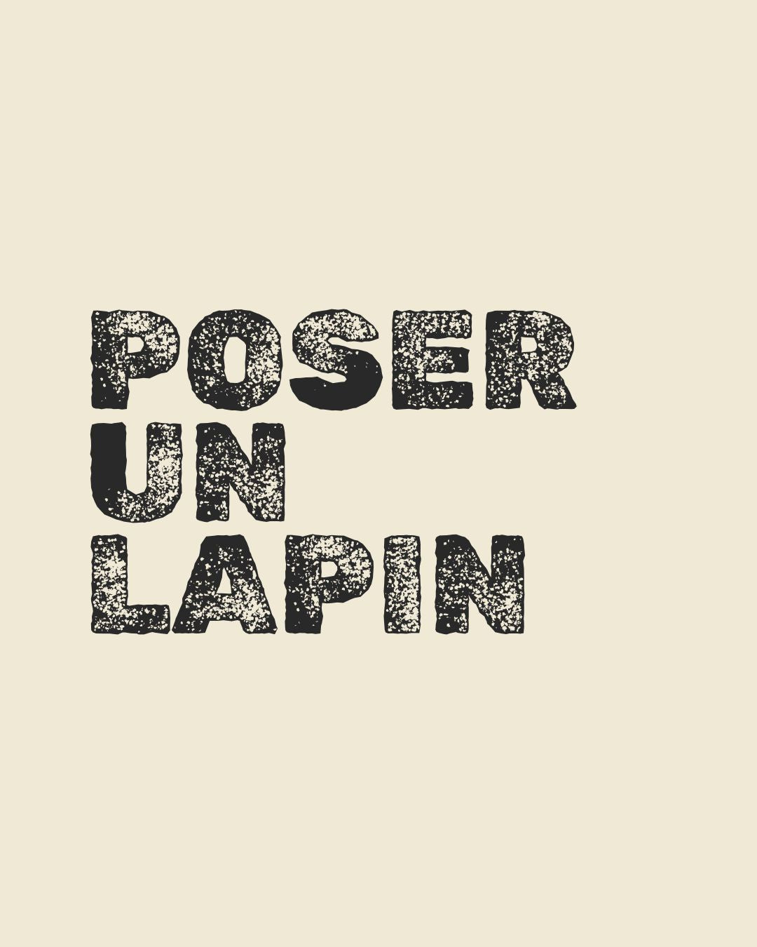 FR | Poser un lapin