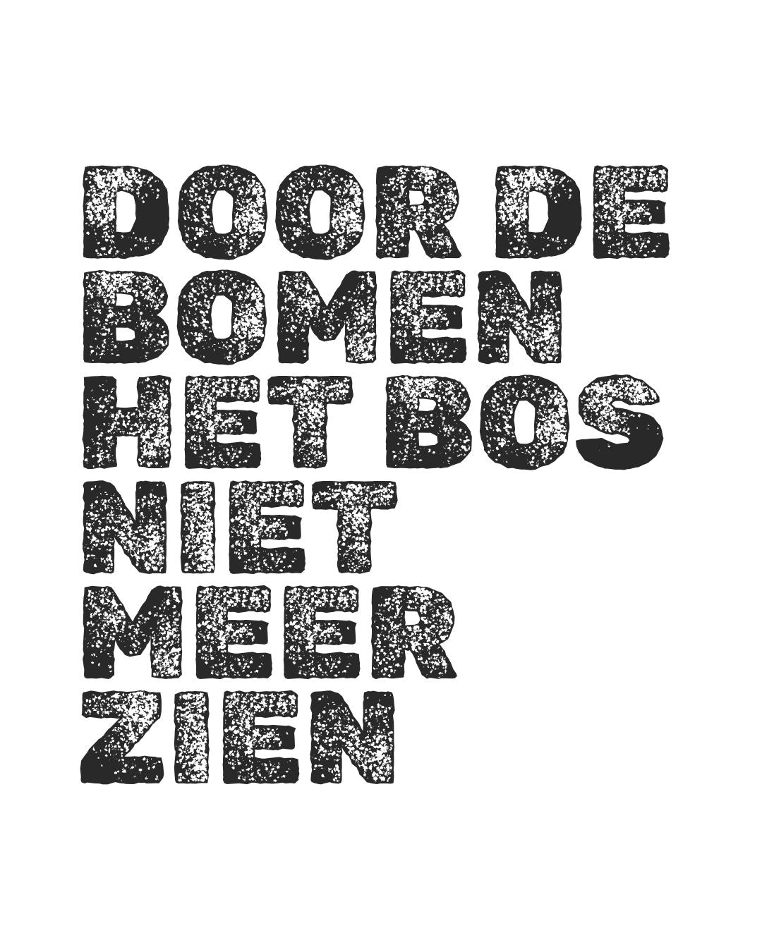 BENL | Door de bomen het bos niet meer zien