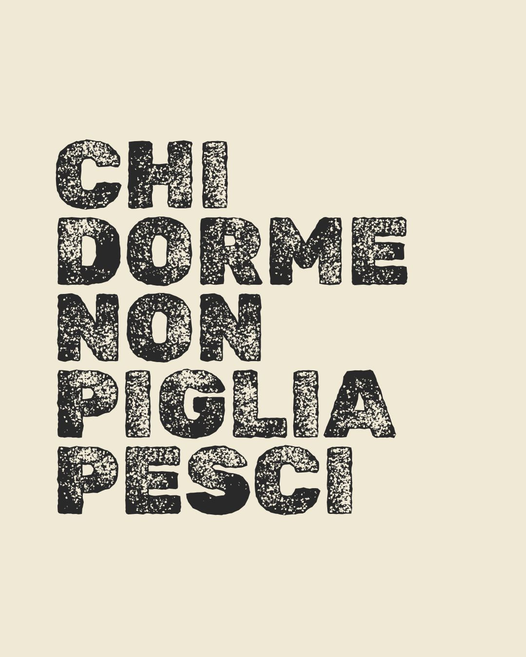 IT | Chi dorme non piglia pesci