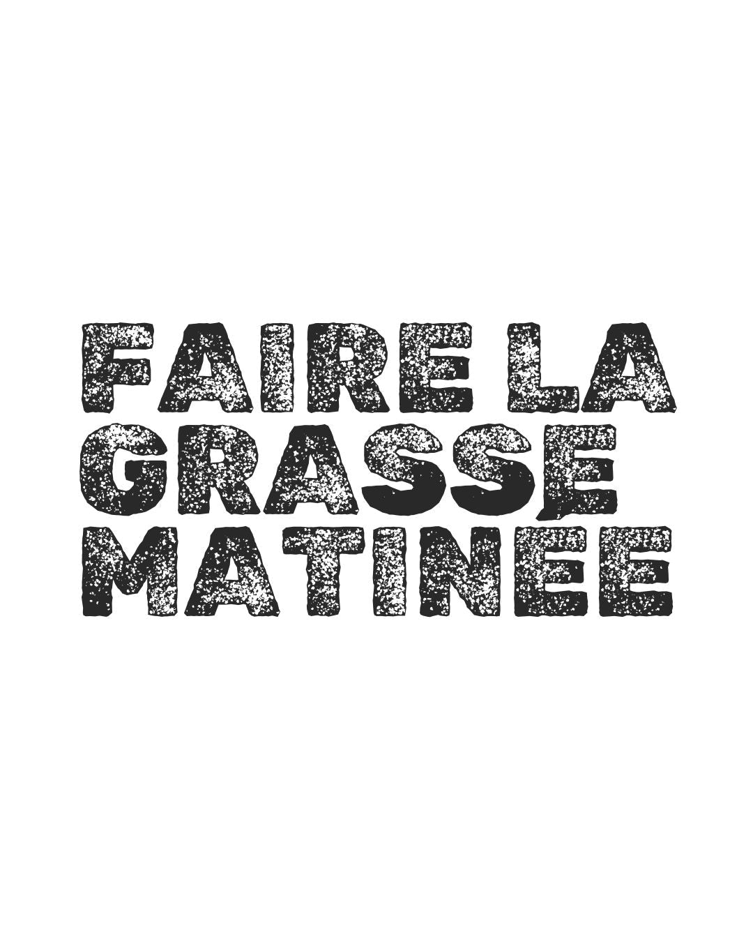 FR | Faire la grasse matinée
