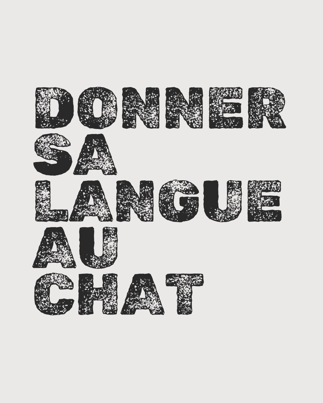 FR | Donner sa langue au chat