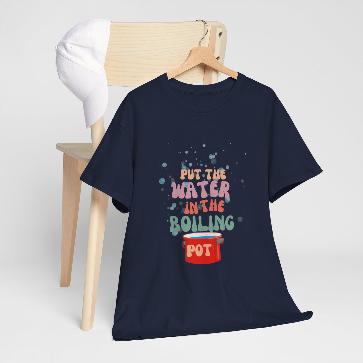 Water in the boiling pot