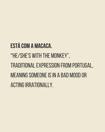 Estou com a macaca - t-shirt