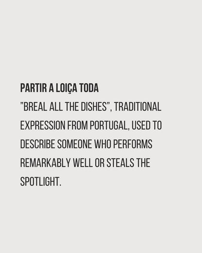 Partir a loiça toda - t-shirt