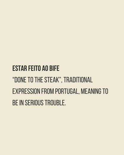 Feito ao bife - t-shirt